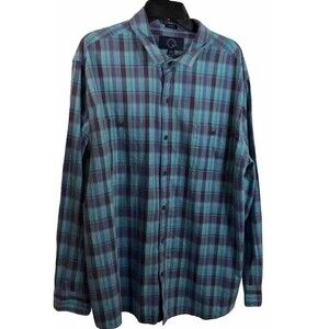 XXL Even Tide Blue Western Woman Blouse With Pocket 100% Cotton Machine Wash